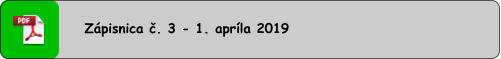 Zápisnica č. 3 - 1. apríla 2019